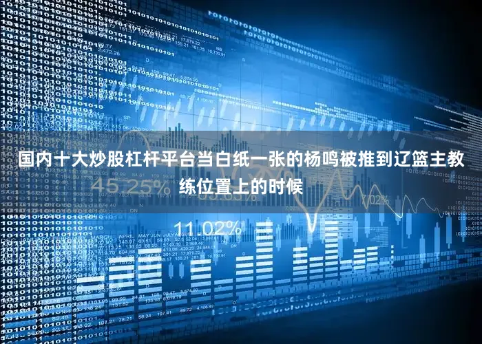 国内十大炒股杠杆平台当白纸一张的杨鸣被推到辽篮主教练位置上的时候
